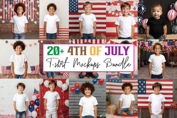 4th of July T-Shirt Graphics for Blogs
