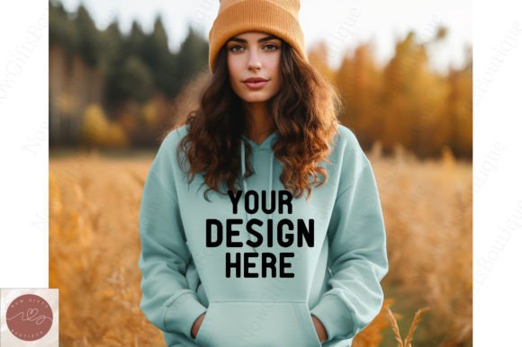 Autumn Fall Hoodie Mockup 41: Graphics for Hoodies Sweatshirts
