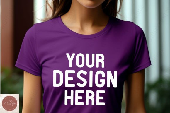 Comfort Colors Woman Tshirt Mockup 46: Essential Graphics for T-Shirts