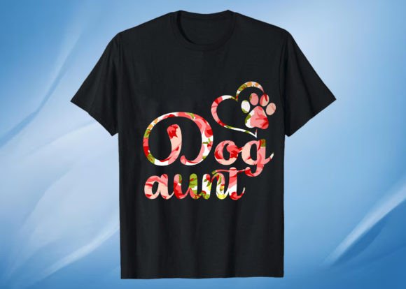 Dog Aunt Graphics: T-Shirt Designs for Branding