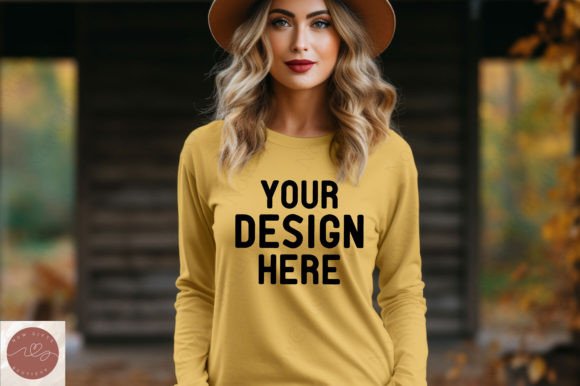 Fall Graphics for Hoodies Sweatshirts Mockup