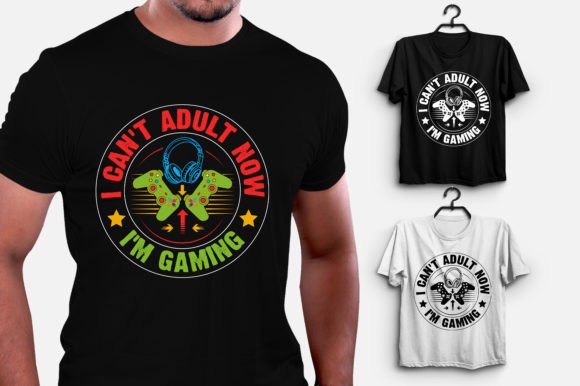 Gaming Graphics for Bold T-Shirt Designs
