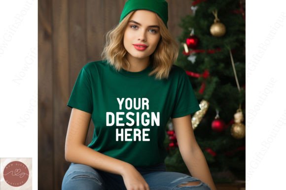 Nice Women Christmas T-Shirt Mockup 6 Review