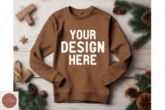 Reviewing the Christmas Sweater Gildan Mockup 7