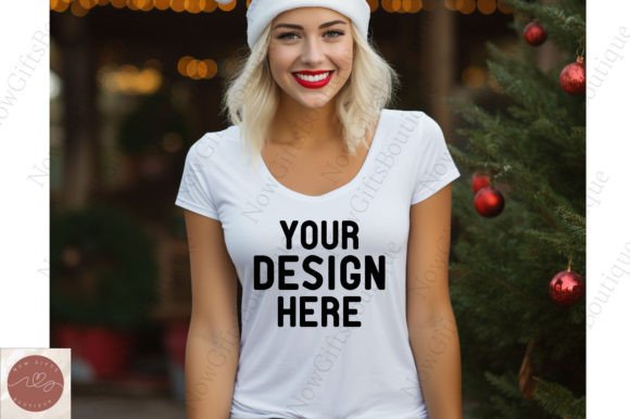 Women Christmas T-Shirt Mockup 16 Graphics Review